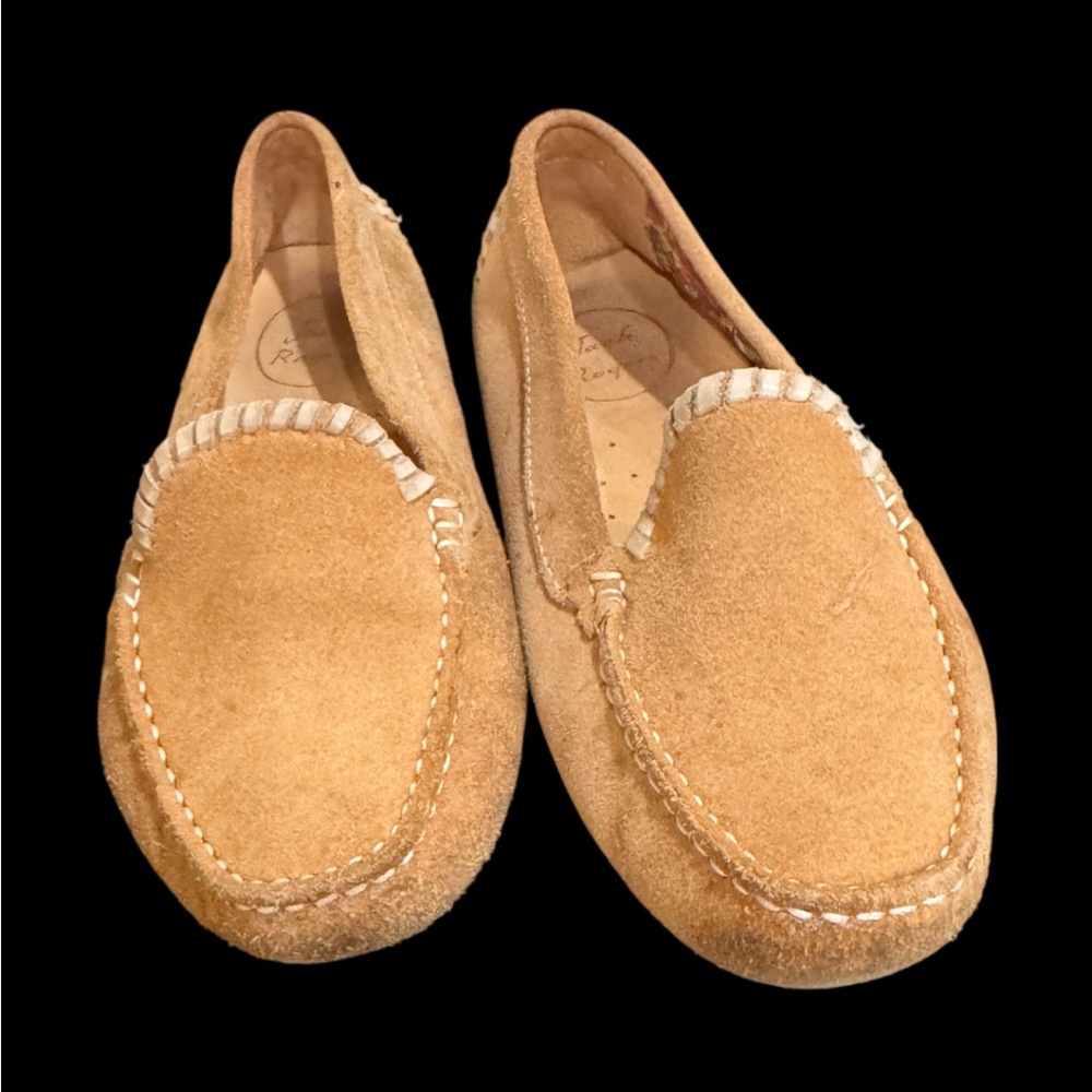 Jack Rogers tan Taylor Suede Loafers flats size 6.5